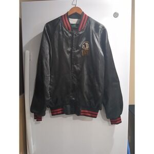 Vintage Bridgeport USA 80s FSU Florida State Seminoles Osceola‎ Black Jacket XL